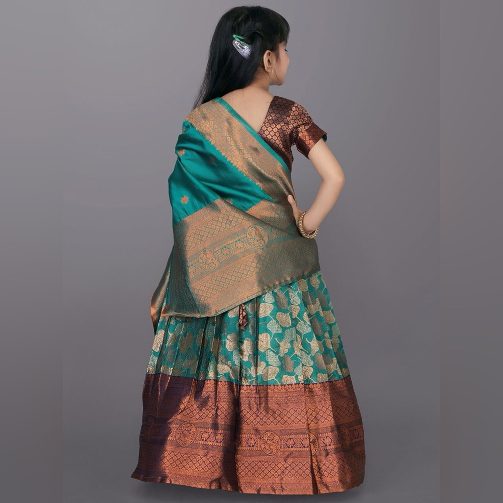 South Indian Saree Set for Kid from 2 Years Old
